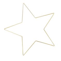 a gold star outline on a white background