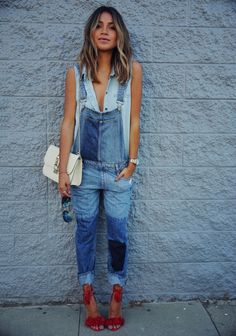 Blue Denim baby. (via Bloglovin.com ) Vestiti In Jeans, Denim Baby, Denim Outfits, Denim On Denim, Moda Jeans, Bohol, Boyfriend Jean