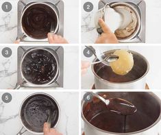 steps to make chocolate pudding in a pot