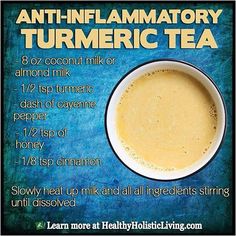 Interesting Turmeric Recipes, Inflammatory Recipes, Health Drinks, Turmeric Tea, Food As Medicine, Inflammatory Diet, Inflammatory Foods, Health Drink, Drinks Smoothies