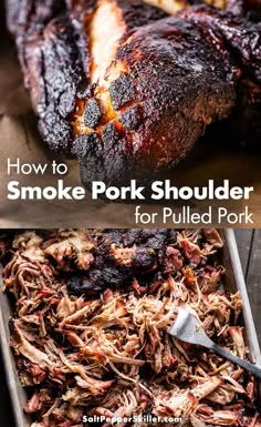 Smoked Pork Carnitas, Smoked Snacks, Carnitas Street Tacos, Pulled Pork Smoker Recipes, Cooking Pork Shoulder, Smoked Pork Roast, Crispy Carnitas, Smoked Pulled Pork Recipe, Smoked Pork Recipes