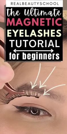 Magnetic Eyelashes Tutorial, Apply Magnetic Eyelashes, Best Magnetic Eyelashes, Lashes Tips, Magnetic Eyelashes With Eyeliner, Eyelashes With Eyeliner, Eyeliner Guide, Best False Lashes, Eye Lash Extensions