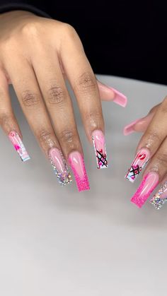 Holiday Nail Set, Really Cute Nails, Acrylic Nails Coffin Pink, Birthday Nails, Acrylic Nails Coffin, Fall Nail Designs, Short Acrylic Nails Designs, Dream Nails