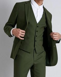 Men Suits, Light Green Men Suit, 3 Piece Suit, Wedding Suits Slim Fit Formal Fashion Prom Suits Men 3 Piece Suit. Listing Include (Coat + Vest + Pant) Fabric :- Premium Color :- Green Dry Clean Only The suit is for wedding, Party, Proms, and Etc Express Shipping to world-wide but Remote Area May Take Longer Little color variation may possible due to photography and lights Green Suits For Wedding, Prom Suit Outfits, Wolf Clothing, Outfits Formal, Suits For Wedding, Suits Outfits, Suit Man, Man Blazer, Groom Tuxedo