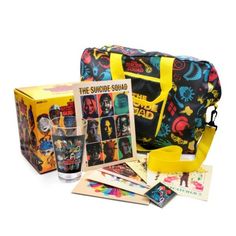 Show Your Love For Your Favorite Dc Comic Villains With Culturefly’s The Suicide Squad Collector Box. Nothing Like A Bloodbath To Start The Day: Celebrate Your Favorite Dc Comics Villains With The Culturefly Dc Comics The Suicide Squad Collector Box. Features 5 Unique Collectible Items: This Box Includes A Pint Glass, A Duffle Bag, A Lapel Pin, An Art Print, And A Set Of Six Post Cards. -Add Personality To Your Home Or Workspace: The Pint Glass, Art Print, And Post Cards Are The Perfect Way To A Dc Comics Villains, Steel Dc Comics, Steel Dc, Comic Villains, Foldable Bag, Batman And Robin, Silver Age, Dc Comic, Unique Collectibles