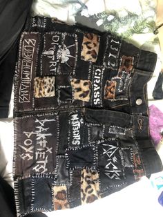 Crust Punk Shirt, Metal Patch Pants, Crust Overalls, Crust Punk Skirt, Crust Punk Shorts, Patch Shorts Punk, Baggy Crust Pants, Crust Punk Clothes, Skirt Punk Outfit