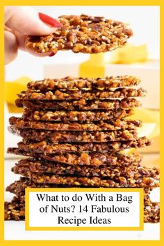 14 easy and delicious ideas for those nuts in your pantry. From snacks to desserts, you'll love these recipes. #nuts #bestnutrecipes #easyrecipes via @cafesucrefarine Quinoa Brittle, Quinoa Dessert, Health Balls, Pecan Brittle, Summer Ice Cream Party, Ice Cream Yogurt, Easy Quinoa, Brittle Recipes, Bites Recipes