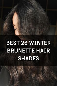 👇 Brown Hair Colors Mid Length, Dyed Brown Hair Ideas Colour, Dark Chocolate Hair With Dimension, Cool Medium Brown Hair Color, Hair Color Ideas Asian Women, Dark Chocolate Ash Brown Hair, Chocolate Brown With Ash Highlights, Brunette Hair Glaze, Cool Tone Chocolate Brown Hair