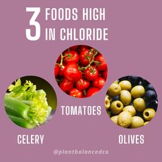 Chloride Rich Foods, Chloride Foods, Biblical Eating, Acids And Bases, Food Knowledge