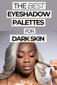 Make Up On Brown Skin Women, Makeup Looks For Dark Skin Black Women, Smokey Eye For Dark Skin, Eye Shadow For Dark Skin, Dark Skin Makeup Eye Shadow, Eye Makeup For Black Skin, Natural Eyeshadow For Dark Skin, Fall Makeup For Black Women, Eyeshadow For Dark Skin Tones