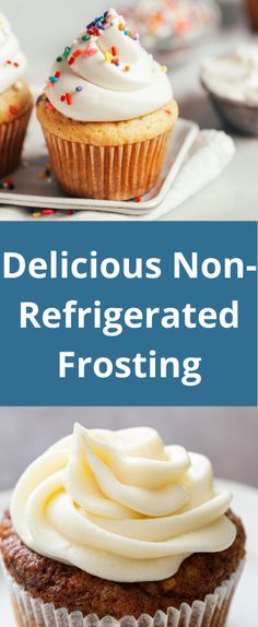 delicious non - refrigerated frosting for cupcakes