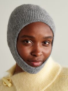 Jacquemus' snood is an essential on cold winter days. It's spun from soft alpaca-blend that's knitted with plenty of wool for warmth and is ribbed for a snug, comfortable fit. Balaclava Fashion, Hat Reference, Knit Snood, Generation Z, Exclusive Dress, Raffia Bag, Boot Pumps, Winter Days, Ski Wear