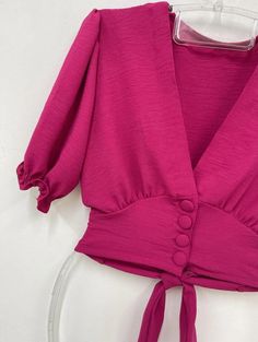 Chic Solid Pink Top, Chic Pink Solid Color Top, Casual Tops For Date Night, Cute Tops For Night Out In Spring, Casual Pink Top For Date Night, Shein Brasil, Womens Tops