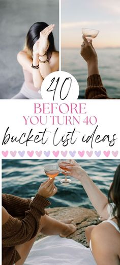 40 Before 40 Bucket List Ideas Turning 40 Bucket List, Before Turning 40, 40 Bucket List, 40 Before 40, Template List, Before 40, Digital Vision Board, Turning 40