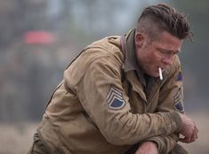 Brad Pitt Fury Hair, Fury 2014, Brad Pitt Hair, Military Haircut