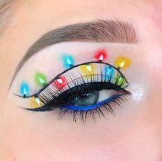 Christmas Lights Makeup Looks, Seasonal Makeup