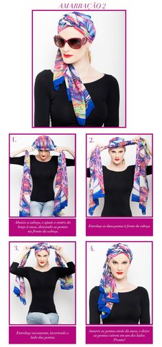 Post Layout, Chemo Scarves, Tie A Scarf, Wrap Tutorial, Scarf Knots, Hair Scarf Styles, Ways To Wear A Scarf