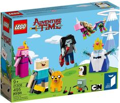 the lego adventure time set is in its box