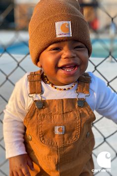 Keep them warm while they playoutdoors, with our full line of Carhartt kids gear. From babies and toddlers to big kids too. Photo Lakia Hill Baby Carhartt, Kids Streetwear, Future Son, Cowboy Baby, Infant Photography, Mommy Dearest