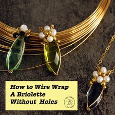 how to wire wrap a necklace without holes