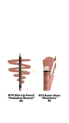 Lip Liner Nyx Pencil, Nyx Peekaboo Neutral Lip Liner, Nyx Lip Liner And Butter Gloss Combo, Peekaboo Neutral Lip Liner, Nyx Nude Lip Combo, Pink Nude Lip Combo, Best Nude Lip Combo, Lip Combos Drugstore