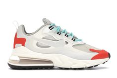 Nike Air Max 270 React Light Beige Chalk (W) - AT6174-200 Womens Nike Air Max 270, Team Orange, Nike Air Max 270 React, 270 React, Air Max 270 React, All Nike Shoes, Air Max Women, Nike React, Hot Sneakers