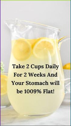 Take 2 Cups Daily for 2 Weeks and Get a Flat Stomach Fast! Slim Down Drink, Drinks Recipe, Healthy Remedies, Flatter Tummy, Detox Juice Recipes, Remove Belly Fat, Fat Burning Smoothies, Belly Fat Drinks, Belly Fat Burner Drink