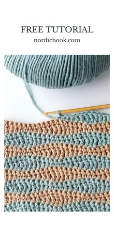 a crochet pattern with the text, free knitting pattern