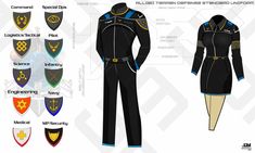 the uniform is designed to look like an officer's uniform, but has different colors and