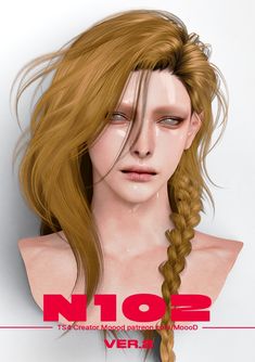 an image of a woman with long hair and braids on the cover of magazine