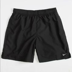 Brand New With Tags In Sealed Oem Packaging Nike 9" Volley Swim Trunks Shorts Men's Sizes Black Dead Stock! The Versatility Of These Simple Styled Mens Nike 9" Volley Swim Trunks Makes Them Perfect For The Water Activity Of Your Choice. Features: Stretch Waistband With Interior Drawcord\ Water Repellent Finish Sheds Excess Moisture Built-In Mesh Brief Enhances Comfort And Support On Seam Pockets With Mesh Pocket Bags For Water Drainage On Seam Pockets With Mesh Pocket Bags For Water Drainage Int Nike Swim Trunks With Built-in Shorts, Nike Short Swim Trunks, Nike Shorts Men, Swim Shorts Mens, Camo Swimsuit, Swim Trunks For Men, Nike Swimsuit, Teal Nikes, Trunks Swimwear