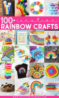 rainbow crafts for kids and adults to make