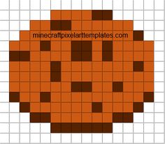 an orange and brown square with squares on it, in the shape of a pumpkin