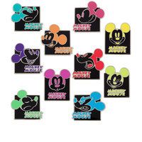 disney mickey mouse magnets are shown in different colors