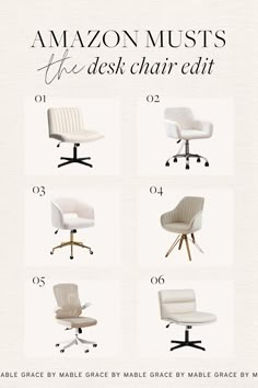 11 Cute and Affordable Amazon Desk Chairs You Need Cute Office Chair Small Spaces, Boho Desk Chairs Comfy, Office Chair In Living Room, Small Home Office Chair, Desk Chair Ideas Small Spaces, Comfortable Desk Chair Comfy, Home Office Chair Comfortable, Work From Home Desk Setup Minimalist, Comfortable Chairs For Bedroom Desk