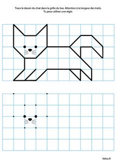 an image of a cat that is drawn in the shape of a rectanglel