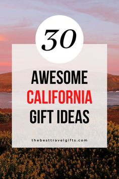 30 Awesome California gift ideas with a photo of the beach in California Beachy Candles, Alphabet Dating, Welcome Basket, Trending Crafts, California Food, American Gifts