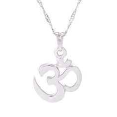 More finish options:Gold Open a new door of balance, peace, and positive energy with this beautiful Om symbol necklace. OmOm is a sacred sound that is known as the sound of the universe. Repeating the word, like a mantra, creates a vibration that derives from Hinduism and has high spiritual and creative power. The Om symbol embodies the divine energy, and it’s one of the most important spiritual symbols found throughout many ancient Hindu texts, prayers, and ceremonies. Quality & MaterialCha Silver Engraved Necklace For Meditation, Sterling Silver Engraved Necklaces For Meditation, Silver Amulet Charm Necklace For Healing, Silver Amulet Charm Necklaces For Healing, Sterling Silver Pendant Charm Necklace For Meditation, Symbolic Sterling Silver Necklaces For Festivals, Spiritual White Gold Sterling Silver Necklaces, Spiritual Sterling Silver Necklace In White Gold, Spiritual Sterling Silver White Gold Necklaces