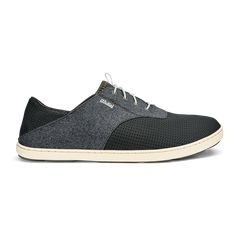 OluKai Nohea Moku - Dark Shadow | Men's Sneakers No Tie Laces, Traditional Boats, Casual Slip On Shoes, Bespoke Post, Classic Boats, Boat Shoe, Elastic Laces, Mens Outfitters, Perfect Shoes