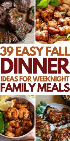 29 easy fall dinner ideas for weeknight family meals