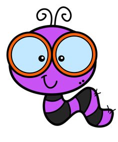 an image of a purple bug with big glasses on it's face and legs