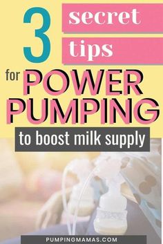 the 3 secret tips for power pumping to booster milk supply in your baby's diaper