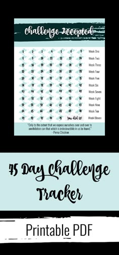 the printable challenge is here to help you get ready for your challenge