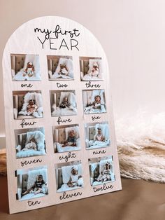 first birthday collection Through The Years Picture Display, First Birthday Photo Display Ideas, My First Year Picture Display, First Birthday Picture Display, Photo Board Display, First Birthday Photo Display, First Year Photo Display, First Birthday Decoration Ideas