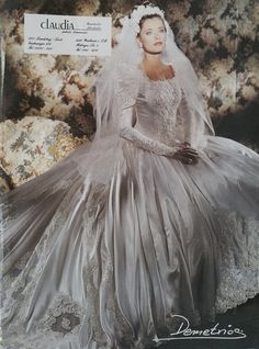 a magazine cover with a woman in a wedding dress