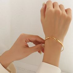 Elegant Gold Twist Cuff Bangle, 18kt Gold Bangle Size: 6-6.5 Gold Bracelets, Gold Bangle, Cuff Bangles, Gold Bangles, Womens Jewelry Bracelets, Gold Bracelet, Bangles, Twist, Womens Sizes