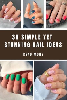 Minimalistic Nails, Spring Nail Designs, Long Nail, Brighter Days, Spring Nail, Minimalist Nails, Nail Designs Spring, Nail Extensions, All That Glitters