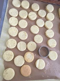 the dough is ready to be baked and put on the cookie sheet for the cookies