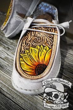 Sunflower Hey Dudes, Cute Hey Dudes, Sunflower Shoes, Hey Dude Shoes Women, Sunflower Fashion, Leather Goodies, Cute Cowgirl Outfits, Saddle Shop