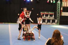 Pin by Sonya Shepherd on Cheer Easy Cheer Stunts, Easy Cheers, Youth Cheerleading, Cheer Moves, Cheerleading Workouts